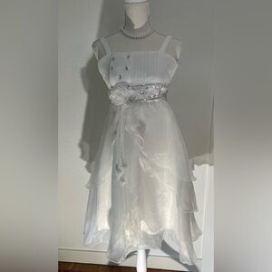NWT Girls Dress - White Dress with Matching Bolero
